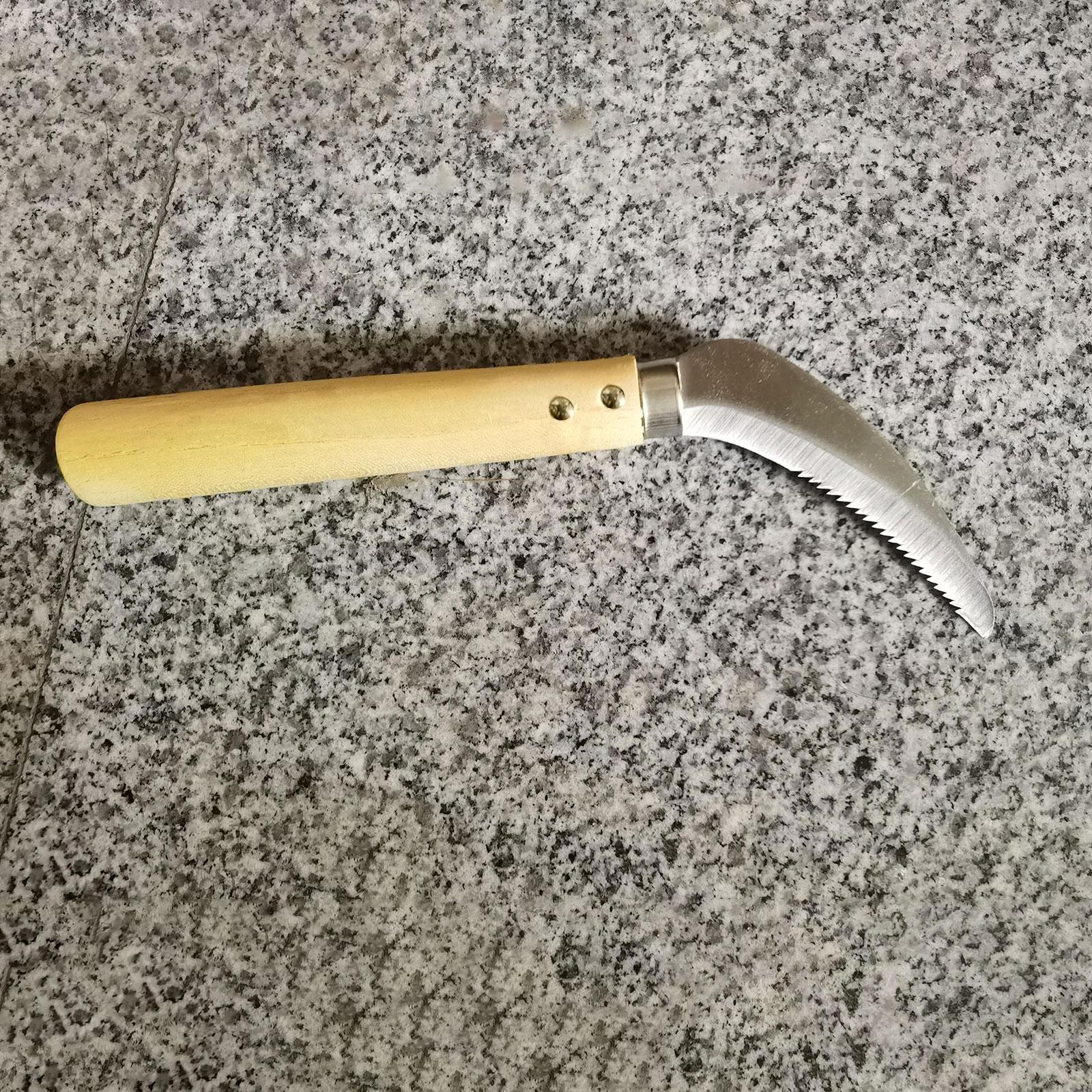 Garden Hand Trowel - Japanese Weeding Sickle Weeding Puller Stainless