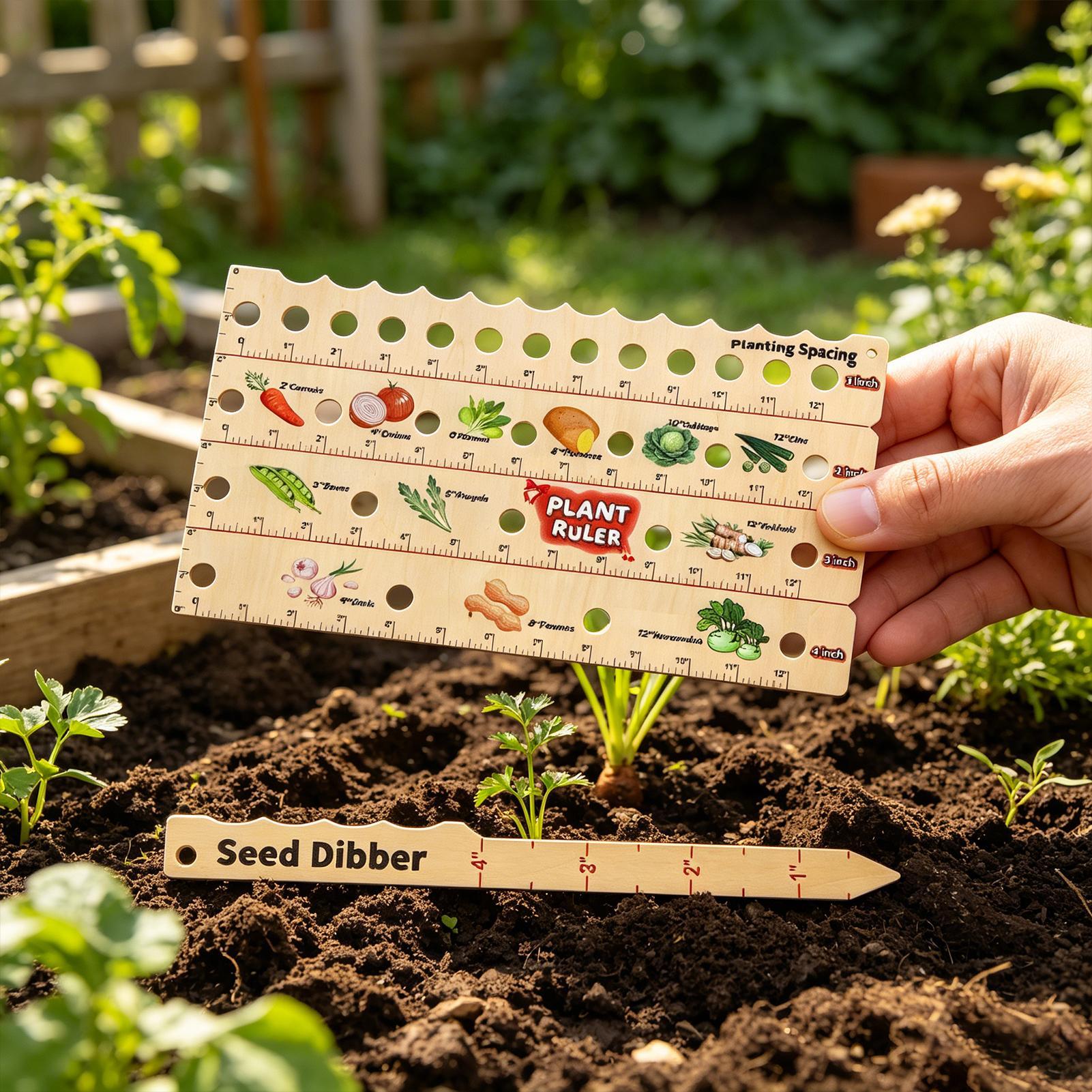Wooden Plant Spacing Ruler Gar - Gardening Tools Wooden review and price