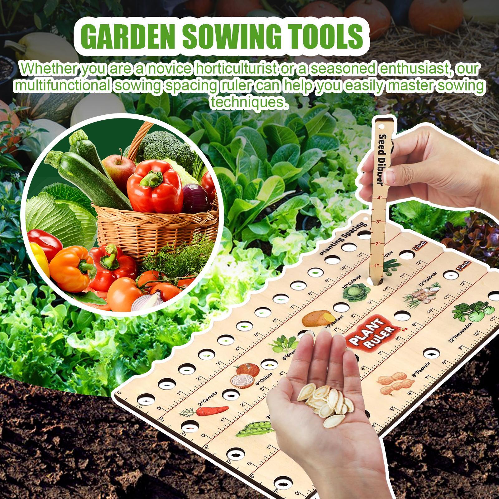 Wooden Plant Spacing Ruler Gar - Gardening Tools Wooden review and price