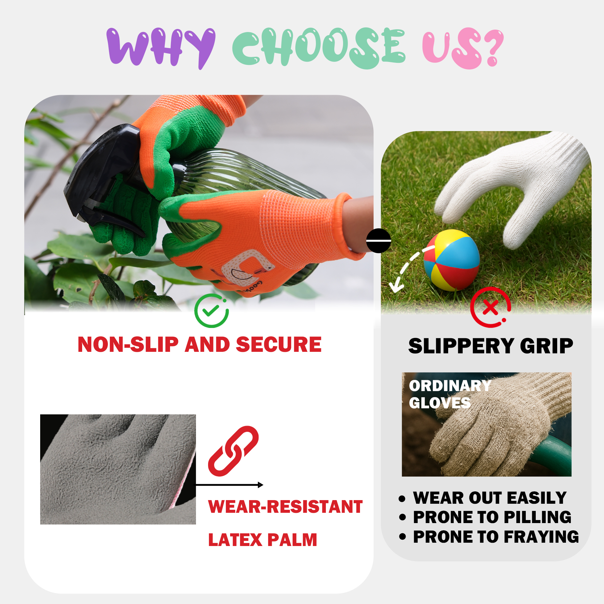 4 Pairs Kids Gardening Gloves  - Gardening Tools Kit For Kids review and price