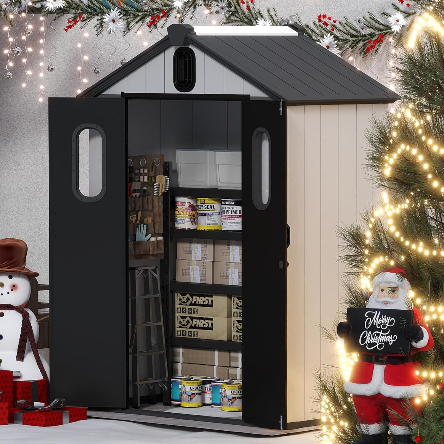 5x3 FT Resin Storage Shed All  - Gardening Tools review and price
