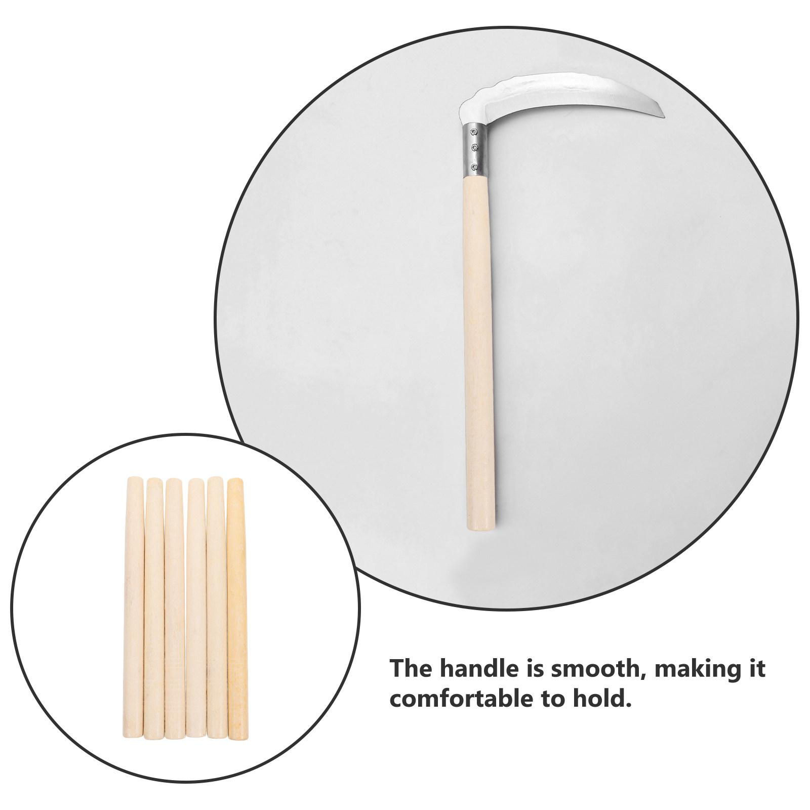 6Pcs Replacement Wooden Handle - Gardening Tools Wooden review and price