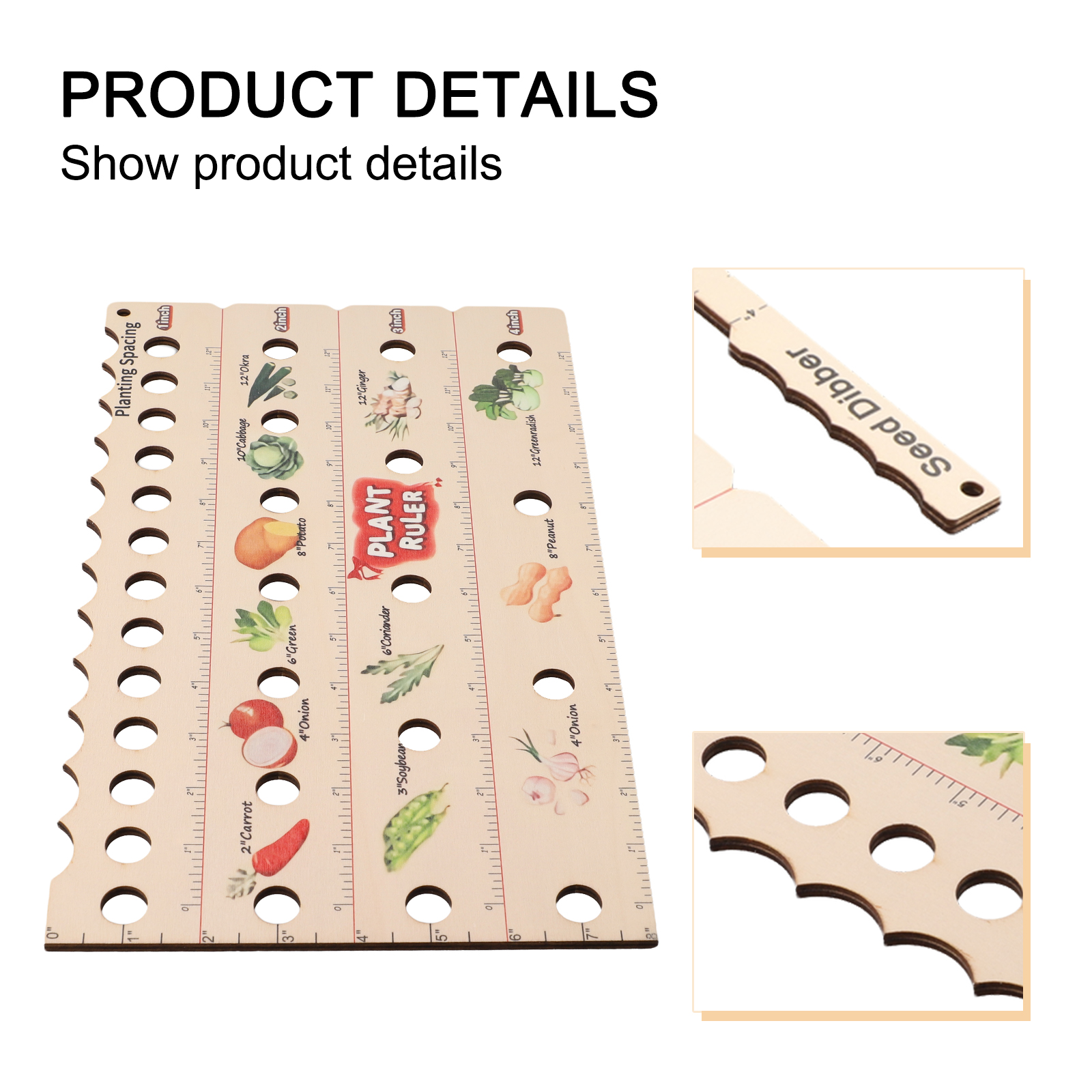 High Quality Plant Ruler Plant - Gardening Tools Wooden review and price