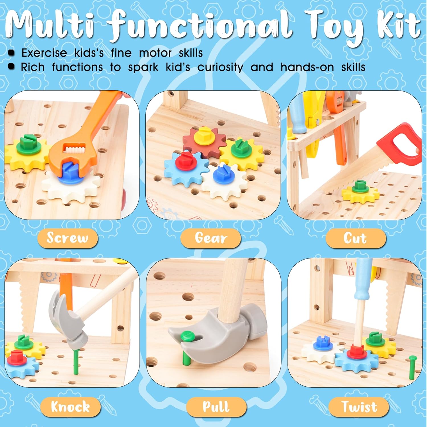 Wooden Tool Bench for Kids,Mon - Gardening Tools Kids review and price