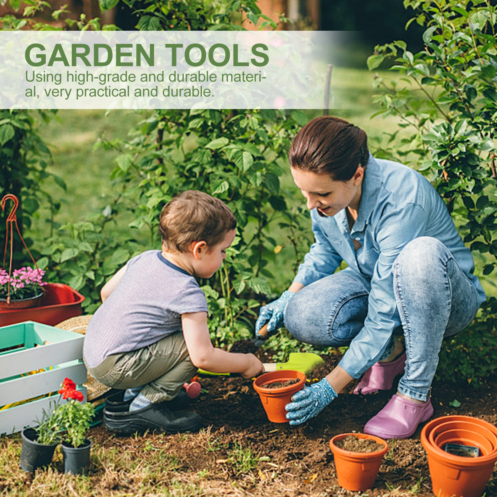 1Set Garden Tools Set Kids Mul - Gardening Tools Kit For Kids review and price