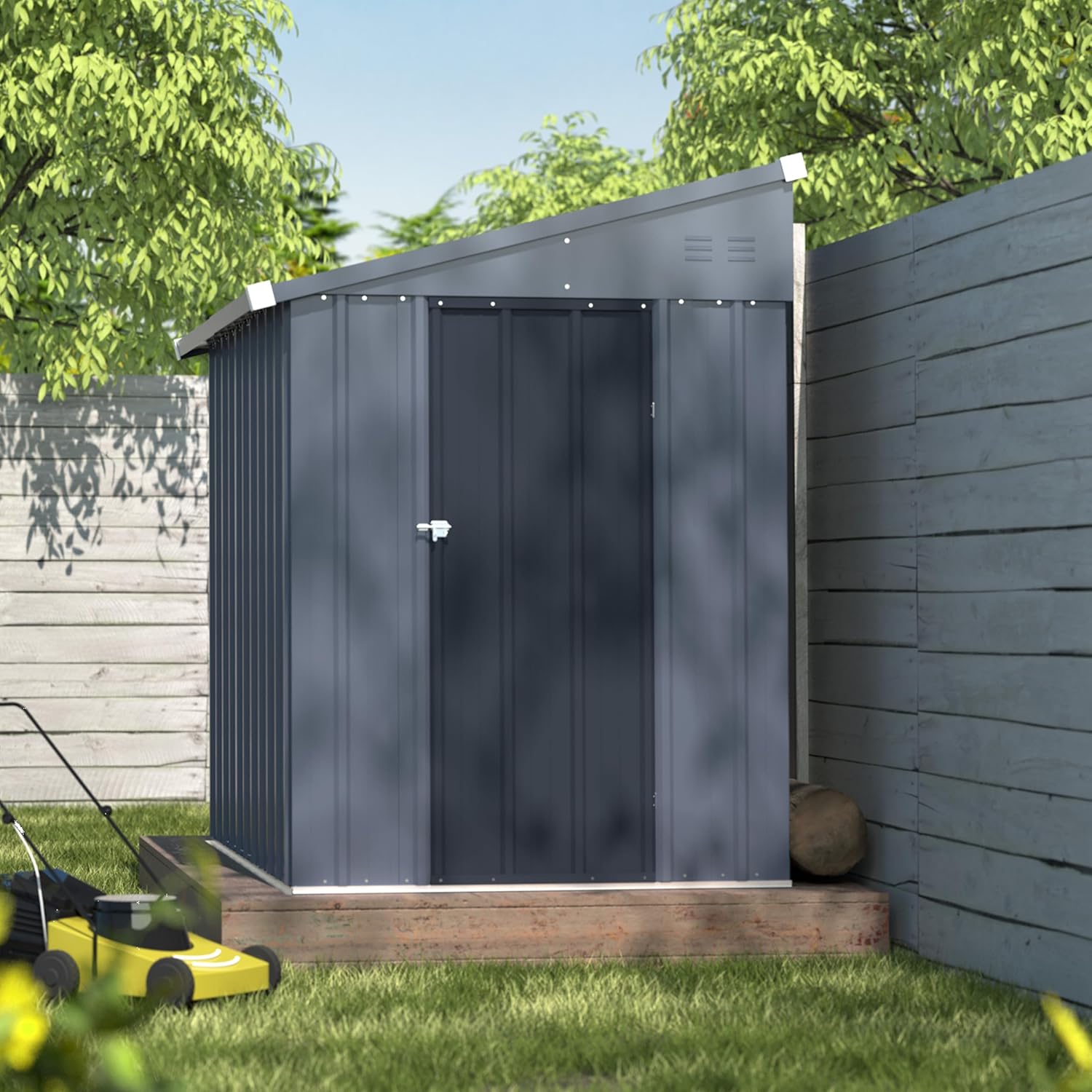 4x6FT Metal Outdoor Storage Sh - Gardening Tools review and price