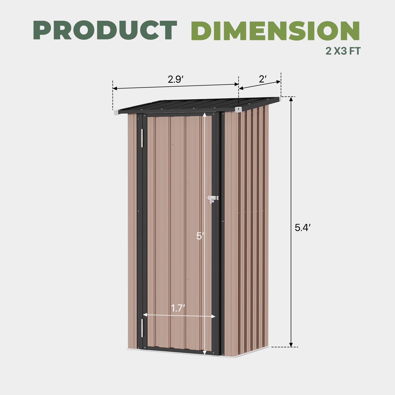 3x3 FT Metal Storage Shed, Sma - Gardening Tools review and price