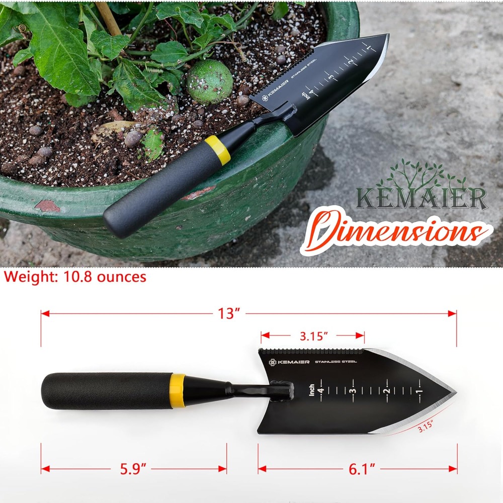Stainless Steel Serrated Garde - Garden Hand Trowel review and price