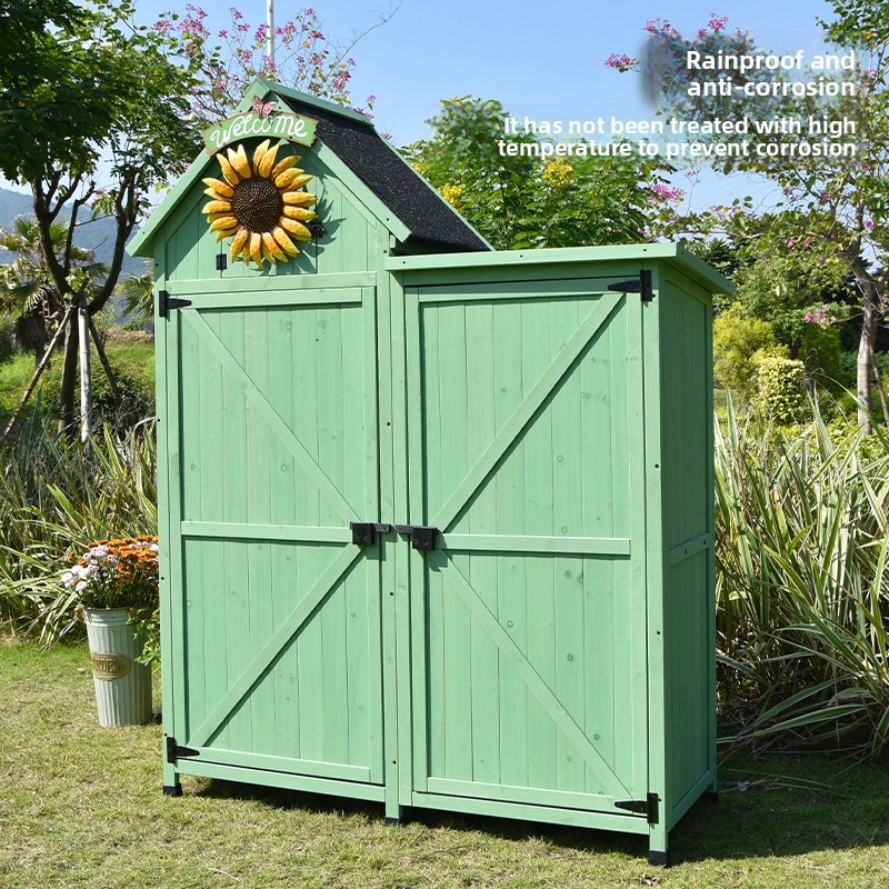 Outdoor storage cabinet Storag - Gardening Tools Wooden review and price