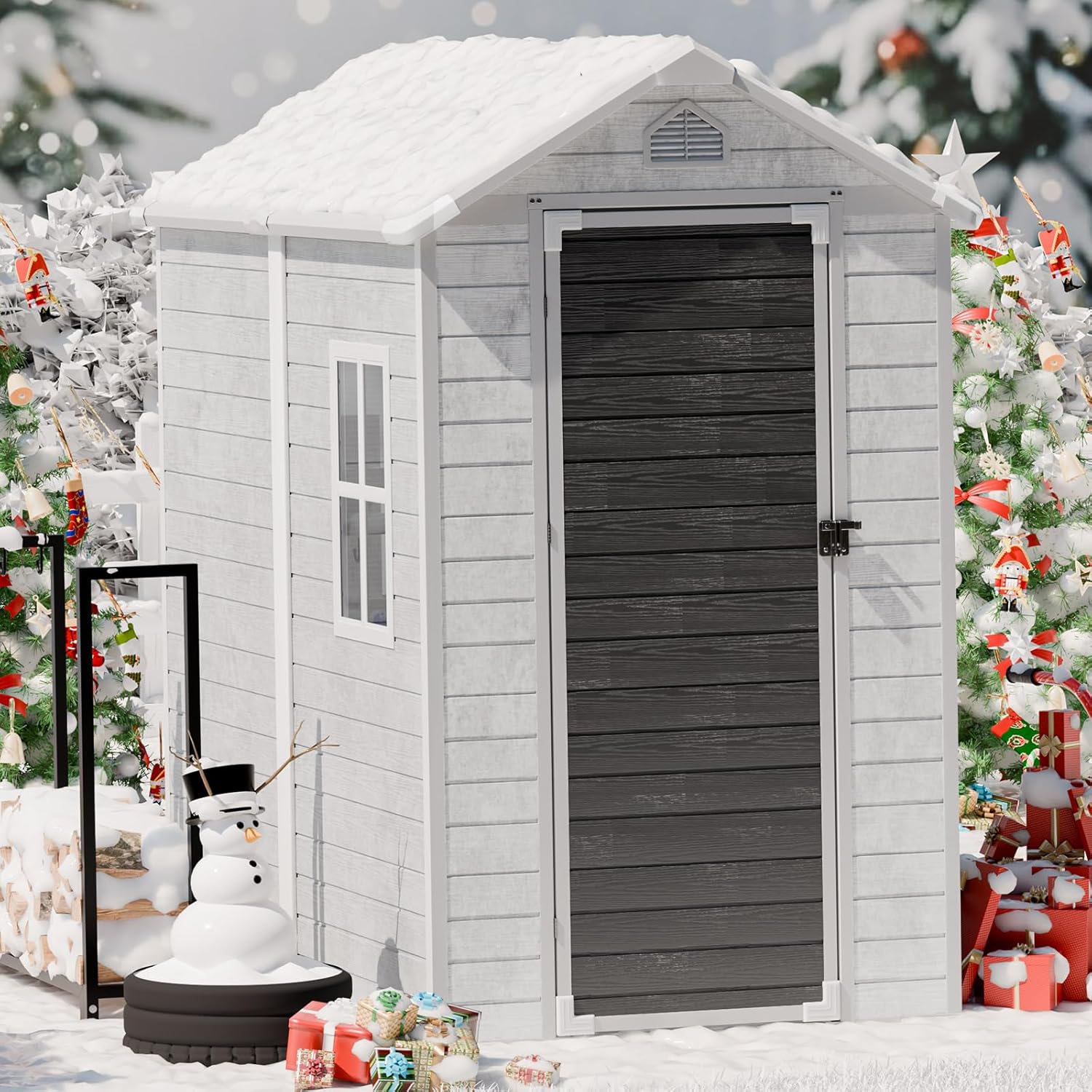 4x6 FT Plastic Storage Shed Wa - Gardening Tools review and price