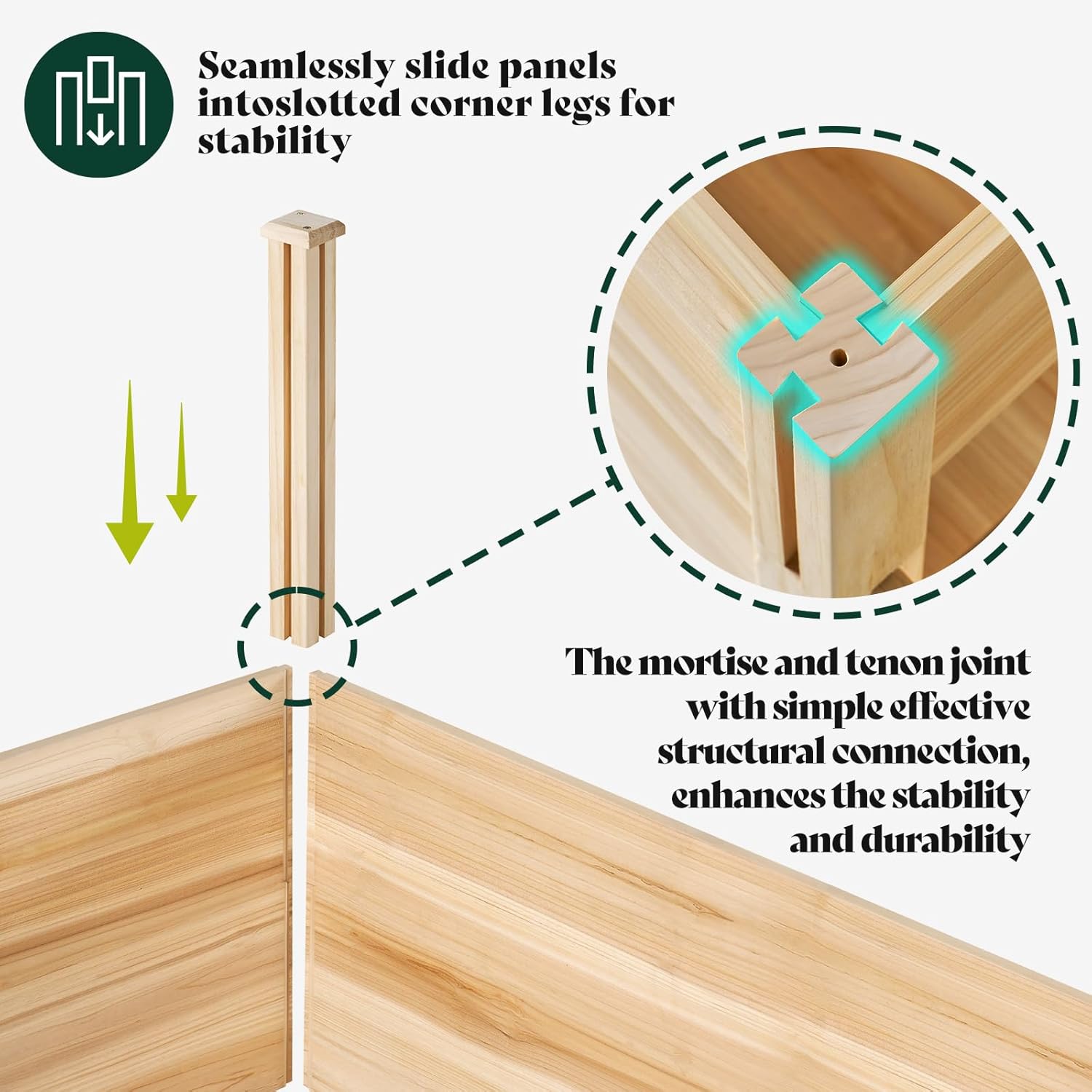 3 Tier Raised Garden Bed for O - Gardening Tools Wooden review and price