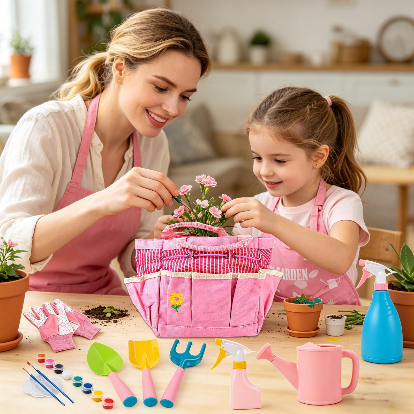 Kids Gardening Kit Watering Ca - Gardening Tools Kit For Kids review and price