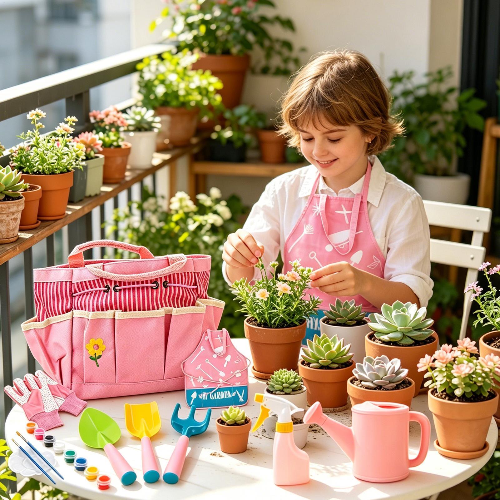Kids Gardening Kit Watering Ca - Gardening Tools Kit For Kids review and price
