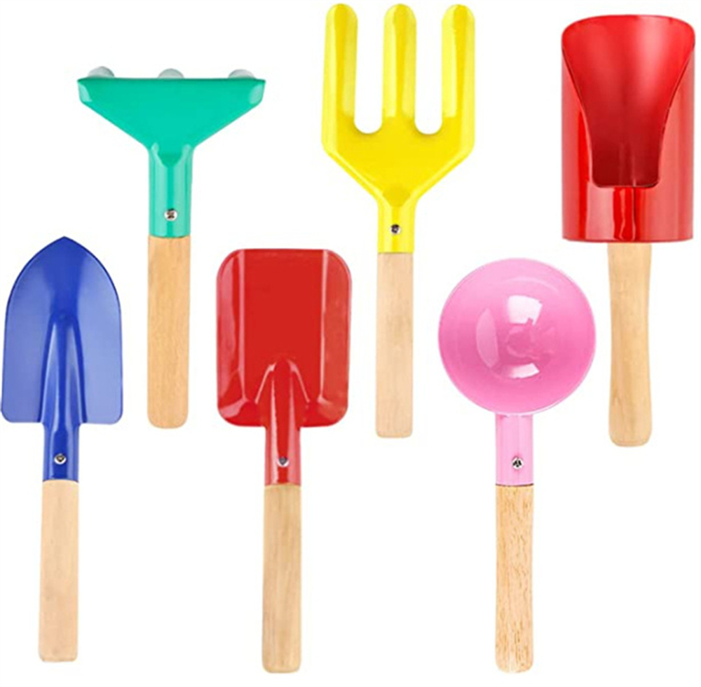 Colorful 6pcs Multifunctional  - Gardening Tools Kit For Kids review and price
