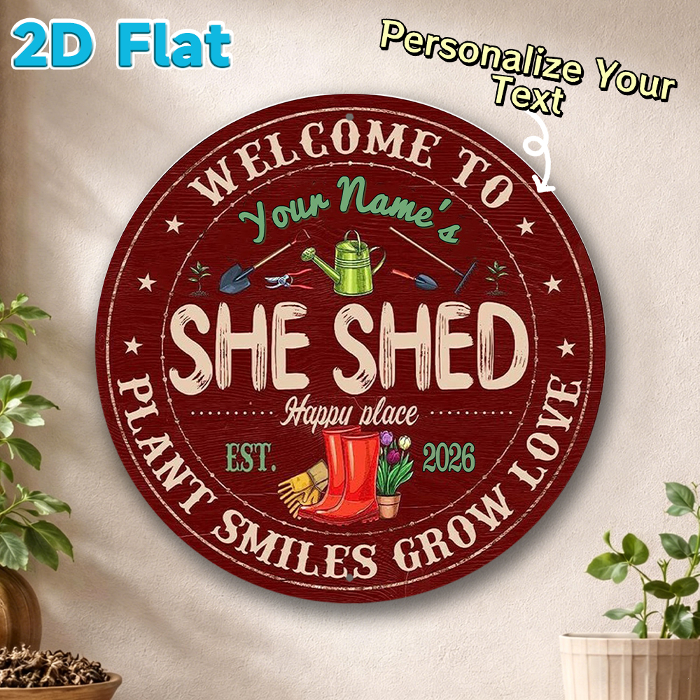 Custom Name & Year She Shed Ro - Gardening Tools With Names review and price