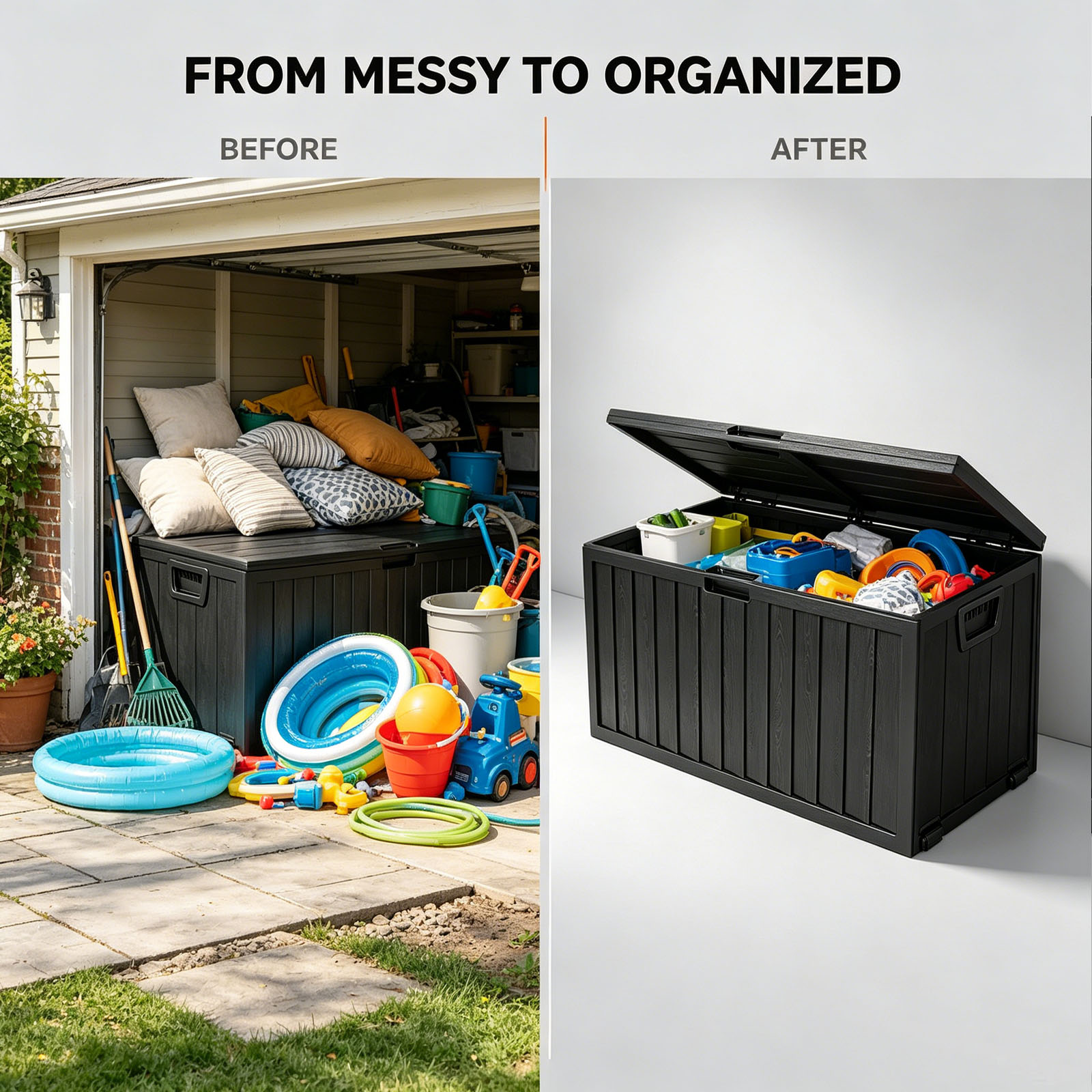 75 Gallon Outdoor Resin Deck S - Gardening Tools Wooden review and price