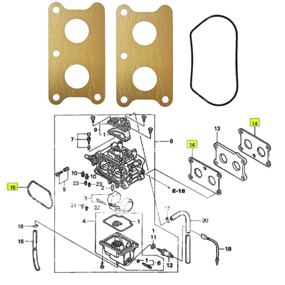 FOR HONDA  GXV530 GCV530 Engin - Gardening Tools Shop review and price